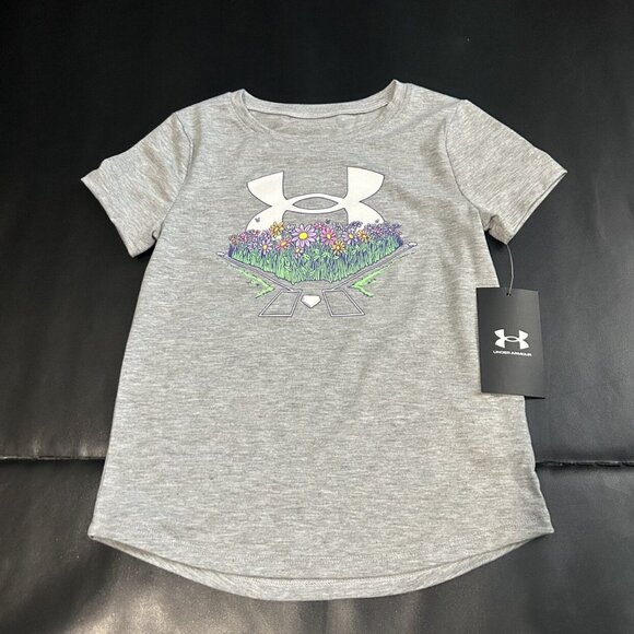 NWT Under Armour Glitter Athletic Set Girls Size 5 - Picture 2 of 4